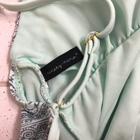 Boho Crisscross Back One Piece - Picture 5 of 5